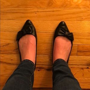 Black Kate Spade ballet flats